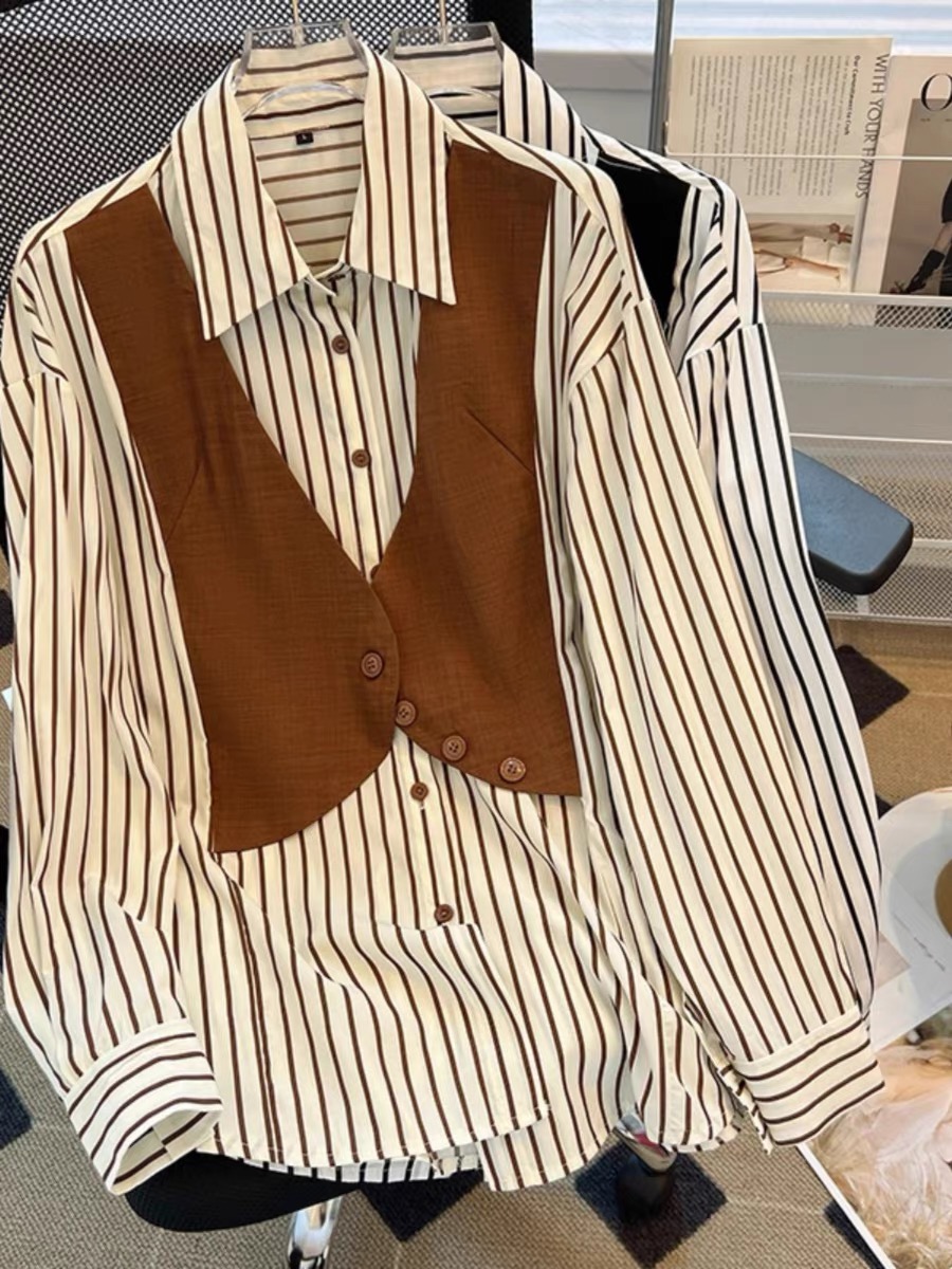 Full babe vip stripes shirt  SDZZ910 images